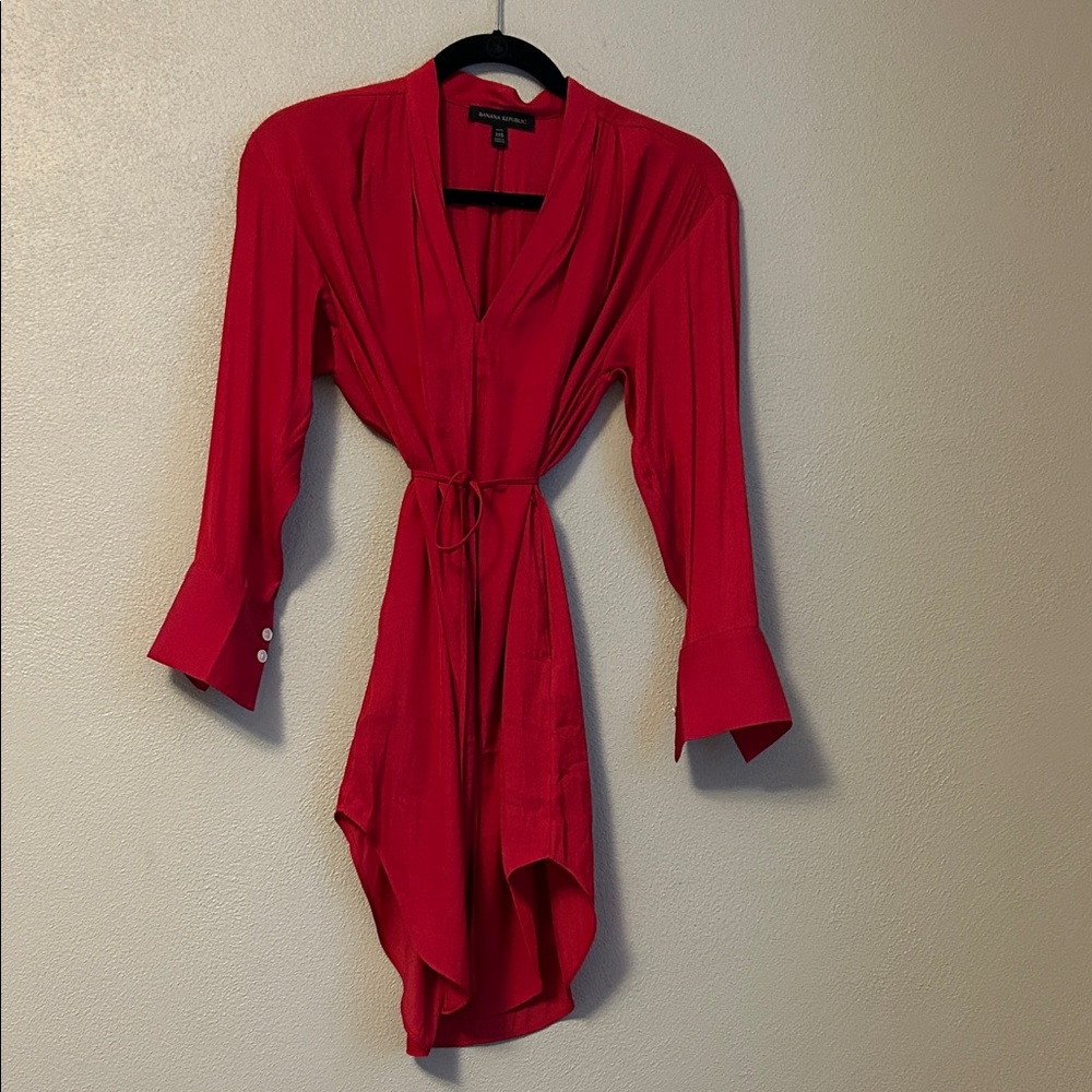 Banana Republic Vibrant Red dress